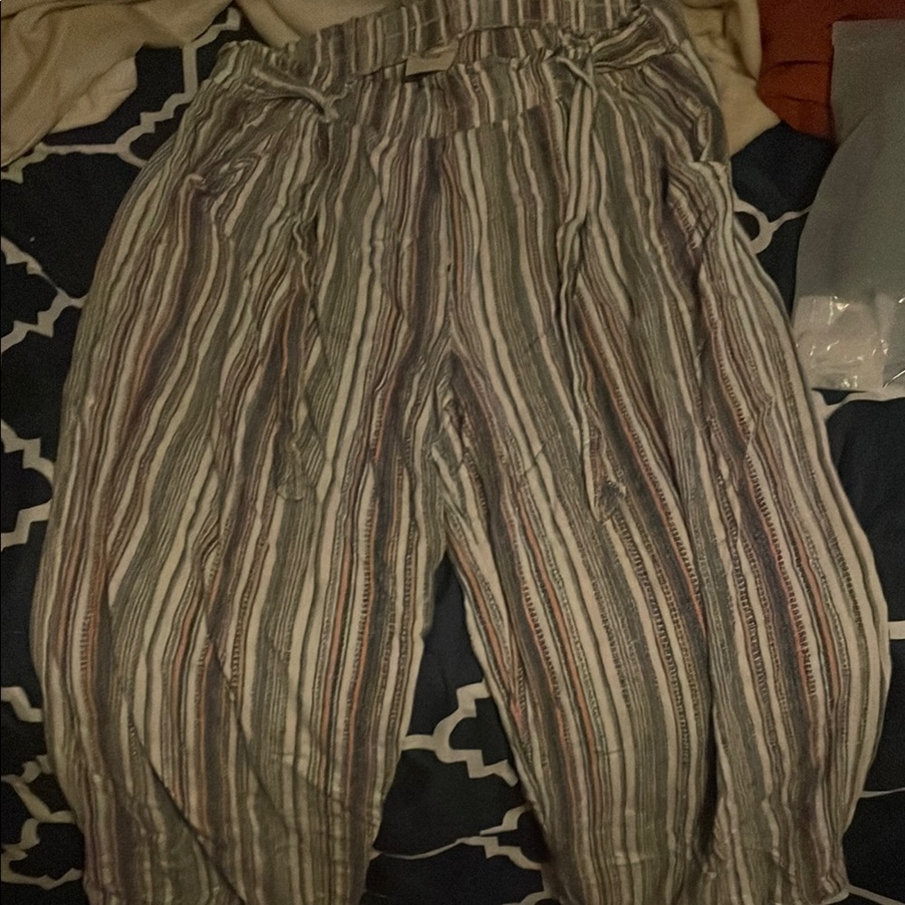 Knox Rose Striped Pants - Multicolor